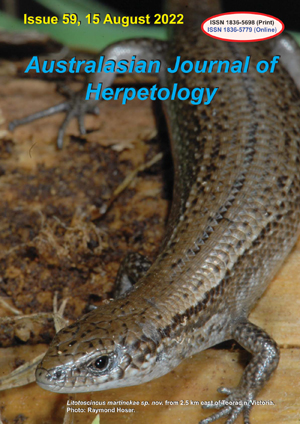 Australasian Journal of Herpetology Issue 59