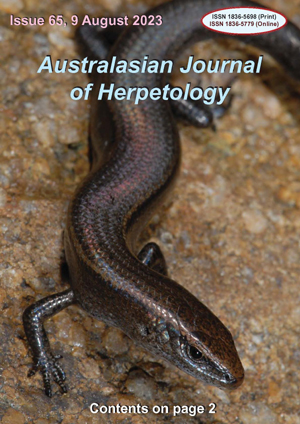 Australasian Journal of Herpetology Issue 65