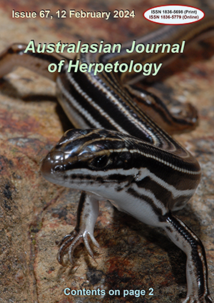 Australasian Journal of Herpetology Issue 67