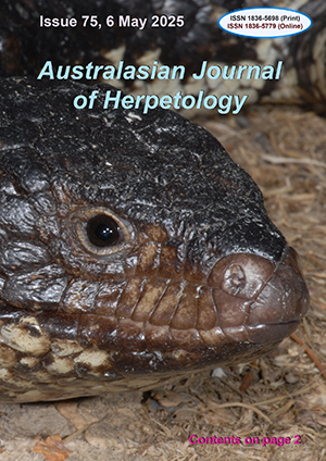 Australasian Journal of Herpetology Issue 75