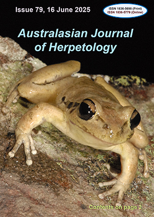 Australasian Journal of Herpetology Issue 79