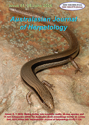 Australasian Journal of Herpetology Issue 81