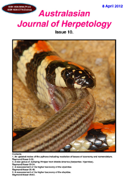 Australasian Journal of Herpetology