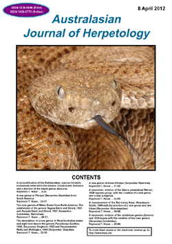 Australasian Journal of Herpetology