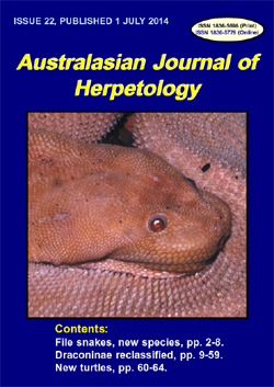 Australasian Journal of Herpetology