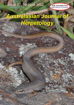 Australasian Journal of Herpetology Issue 57