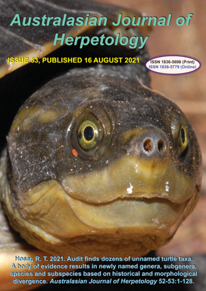 Australasian Journal of Herpetology Issue 52