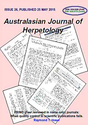 Australasian Journal of Herpetology