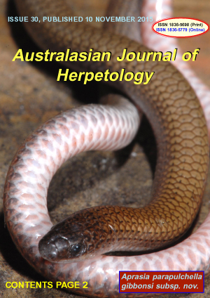 Australasian Journal of Herpetology