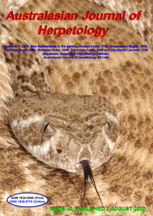 Australasian Journal of Herpetology Issue 48