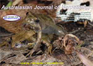 Australasian Journal of Herpetology Issue 50