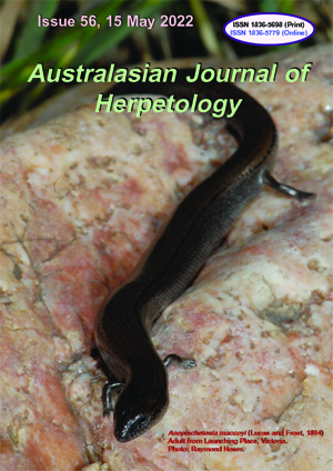 Australasian Journal of Herpetology Issue 56