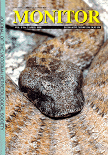 Monitor - Journal of the Victorian Herpetological Society